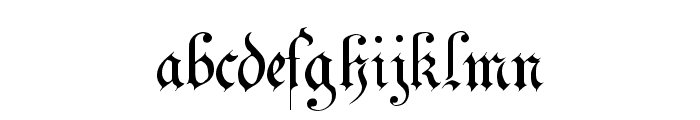 Uechi-Gothic Medium Font LOWERCASE