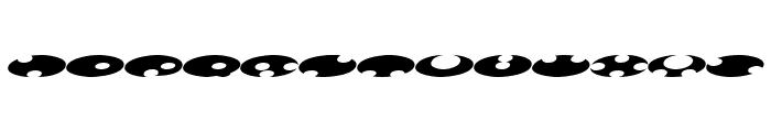 Ufo Italic Font UPPERCASE