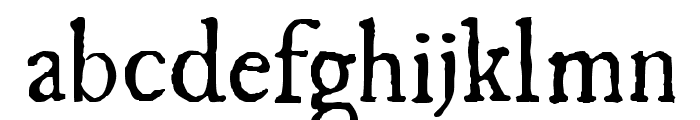 UglyQua Font LOWERCASE