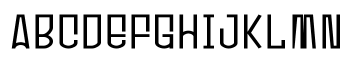 Ultrasonik Font LOWERCASE