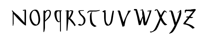 UnclassicQuill-Condensed Font LOWERCASE