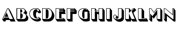 UncleBobMF-Shadow Font LOWERCASE