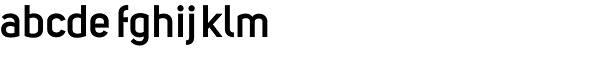 Uni-Sans-Semi Bold Font LOWERCASE