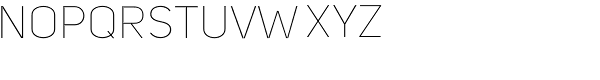 Uni-Sans-Thin Font UPPERCASE
