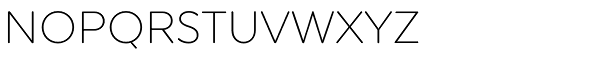 Uniform Rounded Light Font UPPERCASE