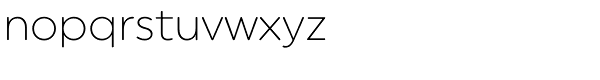 Uniform Rounded Light Font LOWERCASE