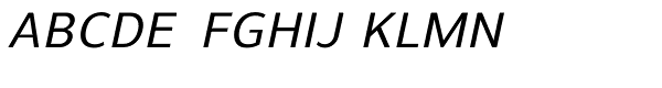 Uniman Medium Italic Font UPPERCASE