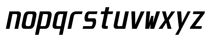 Unispace Bold Italic Font LOWERCASE