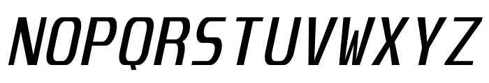 Unispace Italic Font UPPERCASE