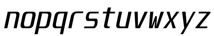 Unispace Italic Font LOWERCASE