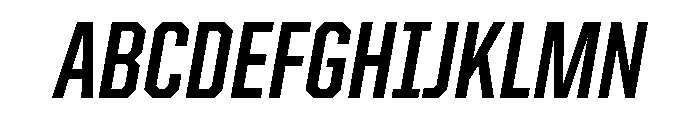 United Italic Condensed Bold