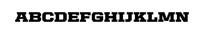 United Serif Semi Extended Black