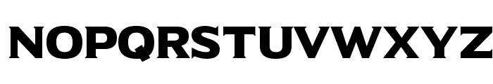 Universal Serif Font UPPERCASE