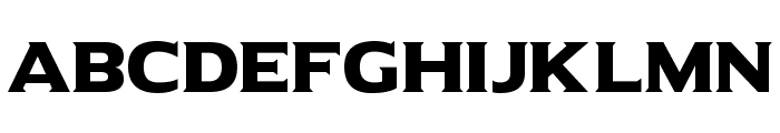Universal Serif Font LOWERCASE