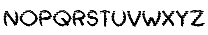Universal Shatter Font UPPERCASE
