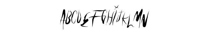 UniversalFreaky Font UPPERCASE
