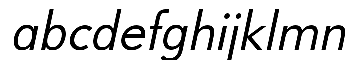 UniversalisADFPro-Oblique Font LOWERCASE