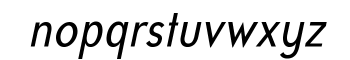 UniversalisADFStd-CondItalic Font LOWERCASE
