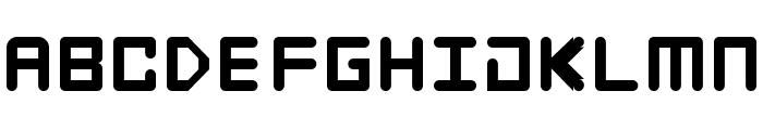 Unknown Regular Font UPPERCASE
