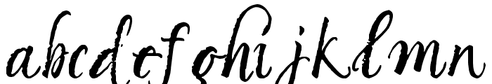 Unnamed Melody Font LOWERCASE