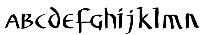 UnzialusLatinus Font LOWERCASE