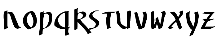 UnzialusLatinus Font LOWERCASE