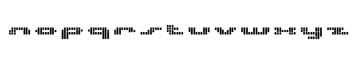 UP Tiny lcd four 8 decoV Font LOWERCASE