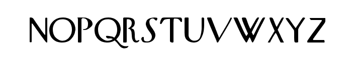 Upper-WestSide Regular Font LOWERCASE