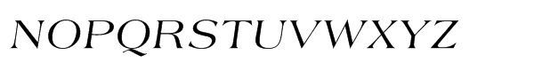 URW Americana Std Regular Italic Font UPPERCASE