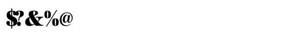 URW Antiqua Std Ultra Bold Extra Narrow Font OTHER CHARS