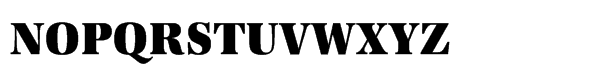 URW Antiqua Std Ultra Bold Extra Narrow Font UPPERCASE