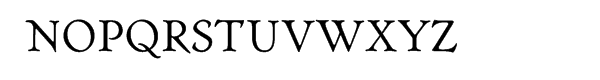 URW Artcraft Regular Font UPPERCASE