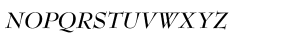 URW Bernhard Modern Std Bold Italic Font UPPERCASE
