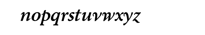 URW Cloister Bold Italic OT Std Font LOWERCASE