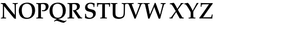 URW Palladio Medium Font UPPERCASE