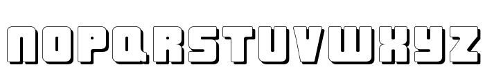 Urban Constructed Shadow Font LOWERCASE