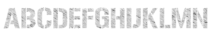 Urban Sketch Font UPPERCASE