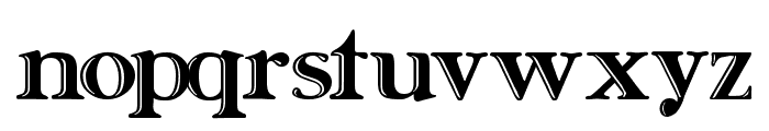 Ursa SerifEngraved Font LOWERCASE