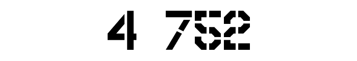 USAAF_Serial_Stencil Font OTHER CHARS