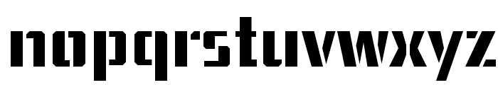 USSR-STENCIL Font LOWERCASE