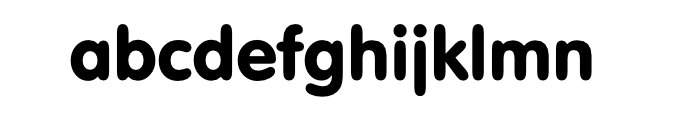 V.A.G. Rounded Regular OT Font LOWERCASE