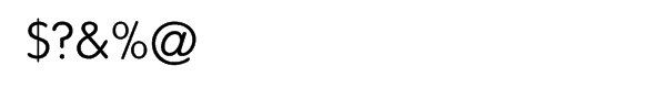 VAG Roundedâ„¢ Pro Cyrillic Thin Font OTHER CHARS