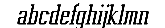Vahika Italic Font LOWERCASE