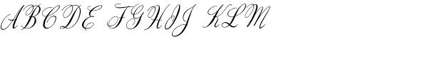 Valentine Medium Italic Font UPPERCASE