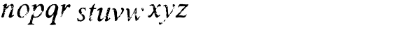 Valfieris Aged-Italic Font LOWERCASE