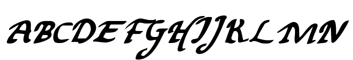 Valley Forge Bold Italic Font UPPERCASE