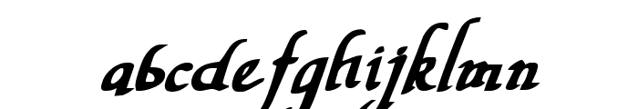 Valley Forge Bold Italic Font LOWERCASE