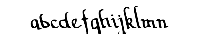 Valley Forge Leftalic Font LOWERCASE