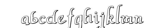 Valley Forge Outline Font LOWERCASE