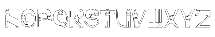 Vamp Kitten Font UPPERCASE
